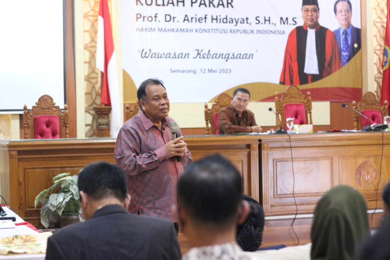 Hakim MK Berikan Kuliah Pakar "Wawasan Kebangsaan" di Untag Semarang