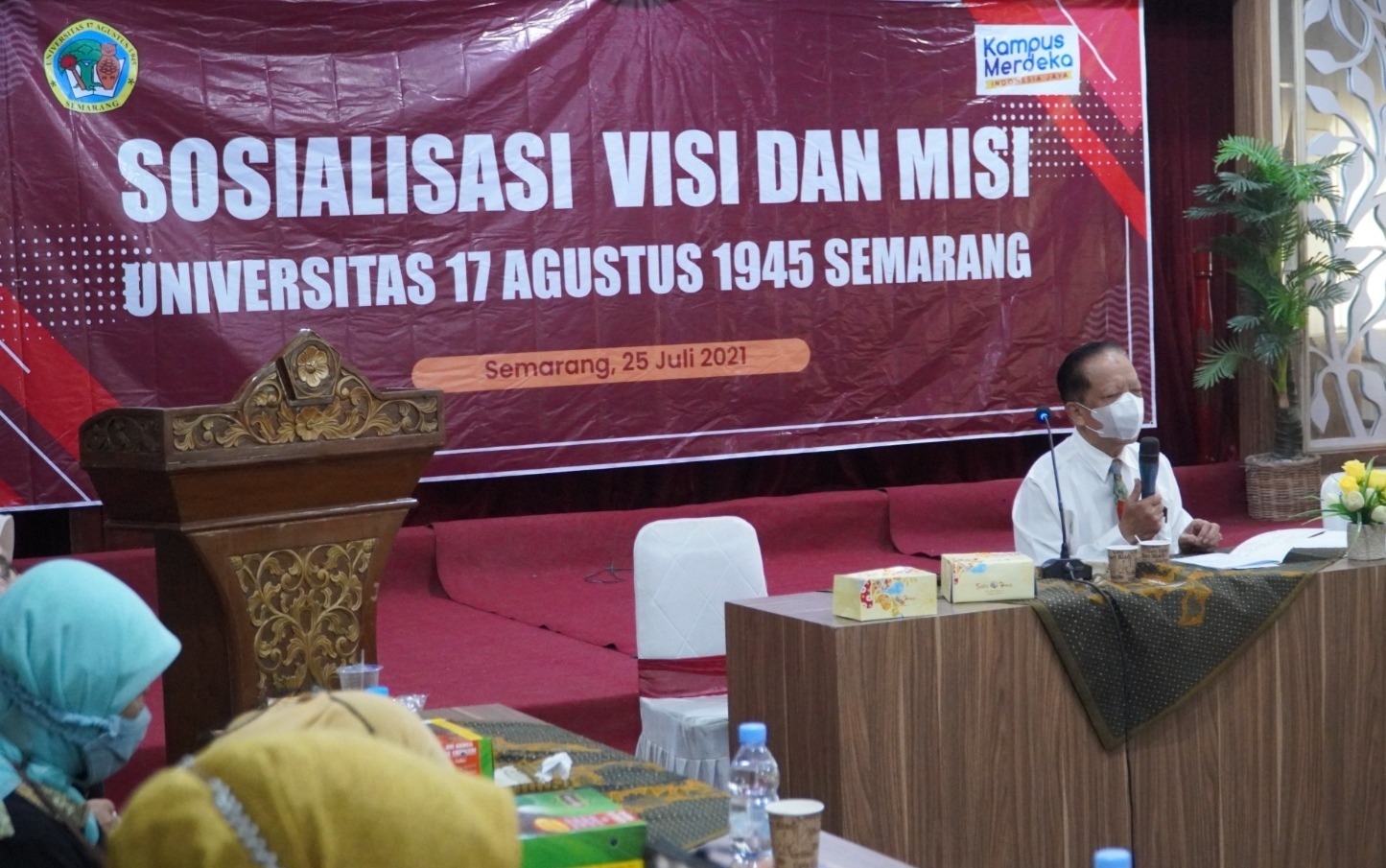 UNTAG Gelar Sosialisasi Visi–Misi, Perkuat Kampus Berdaya Saing Internasional di 2026