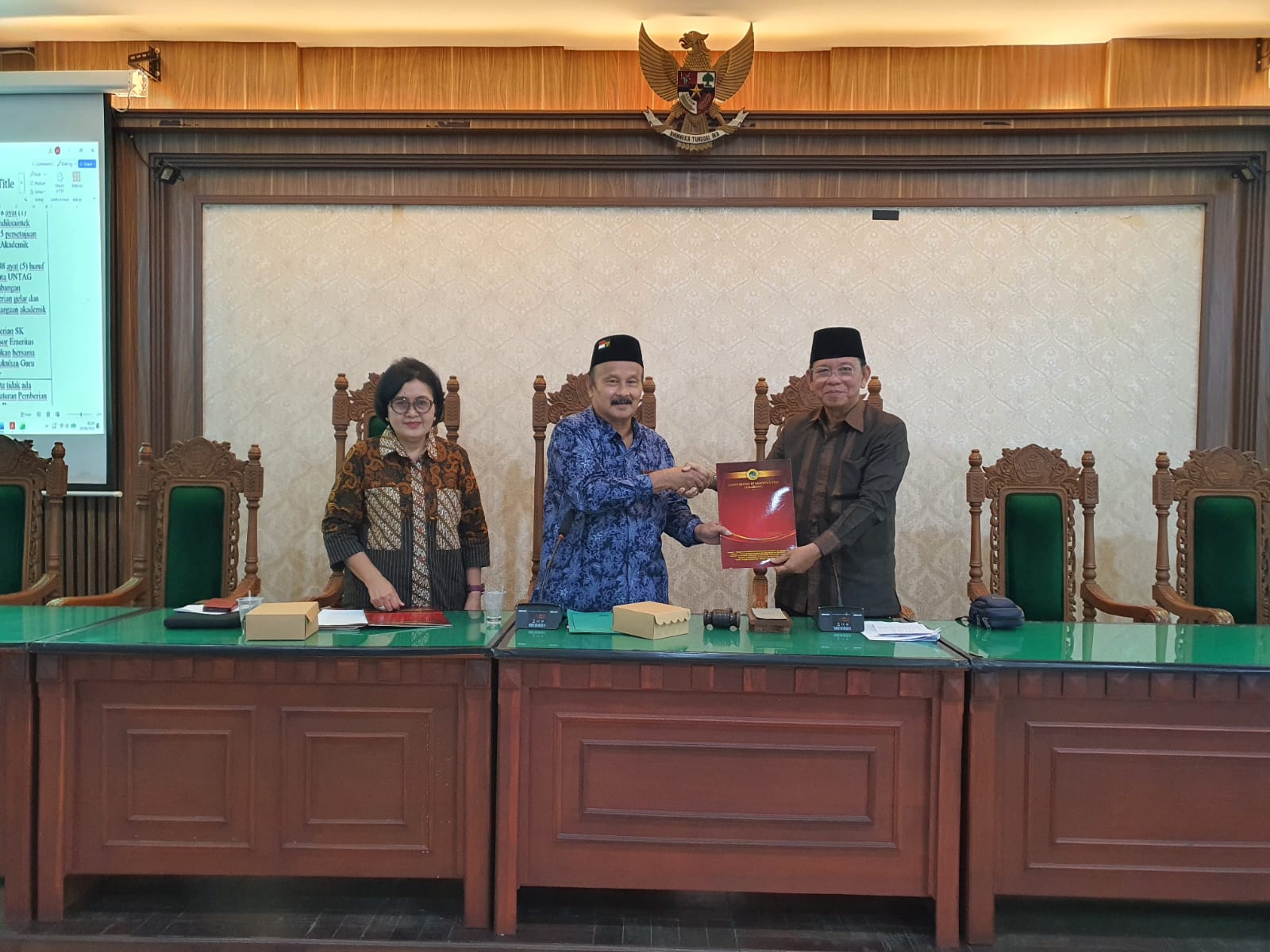 Rapat Senat Akademik Universitas 17 Agustus 1945 Semarang 2026 Tetapkan Ketua Senat Baru dan Perkuat Agenda Akademik