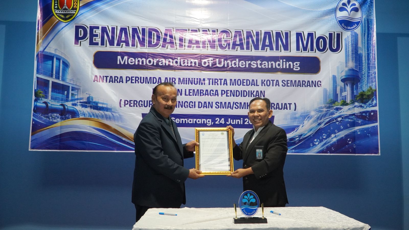 Perluas Jejaring Kemitraan Strategis, UNTAG Semarang Jalin MoU dengan Perumda Air Minum Tirta Moedal