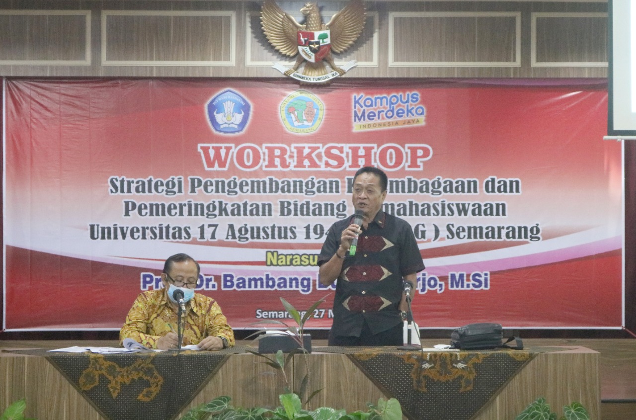 Untag Bangun Strategi Peringkat Kegiatan Kemahasiswaan Yang Berdaya Saing