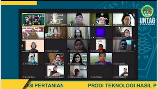 Untag Gelar Webinar Inovasi Pangan