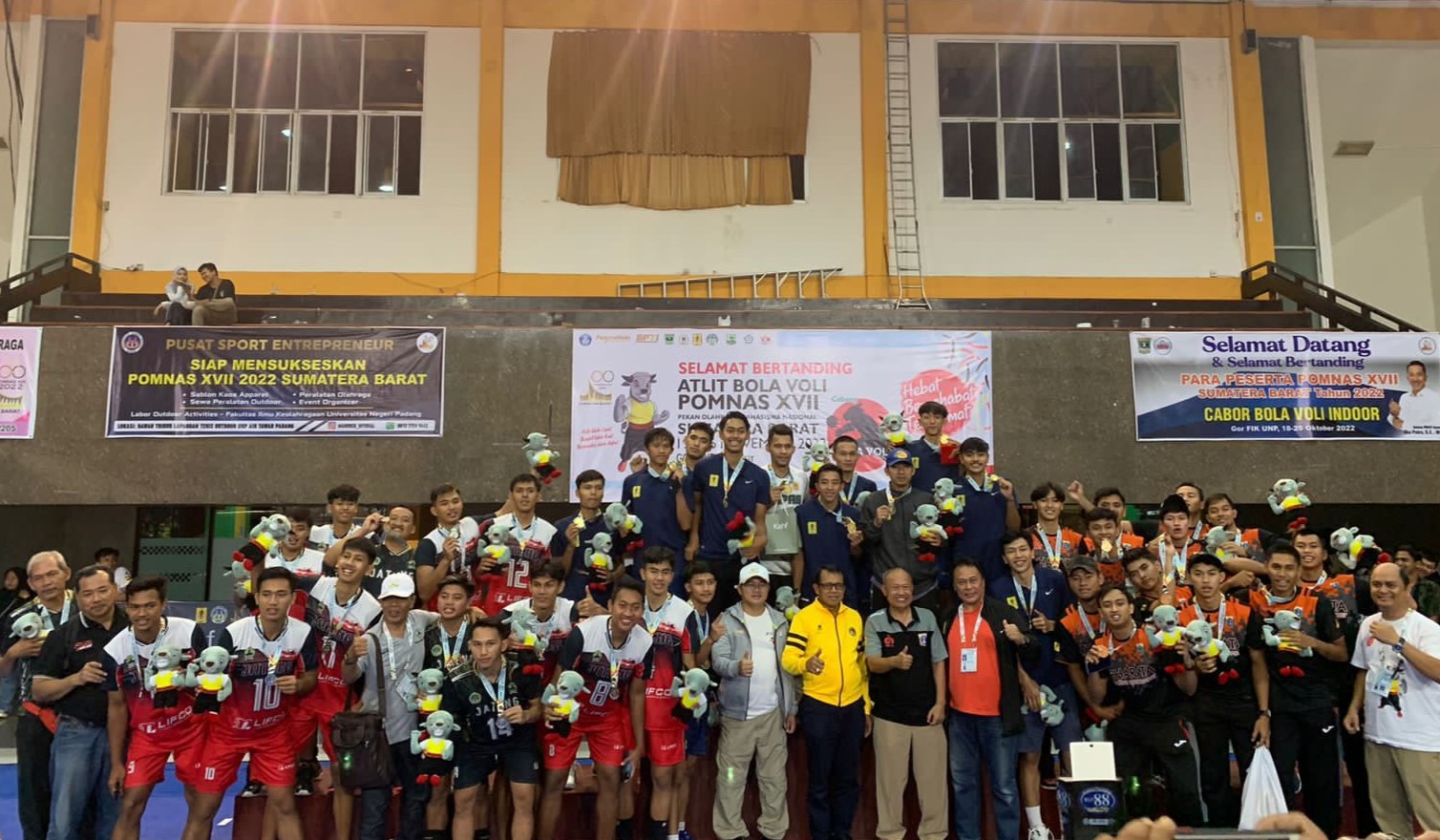 Tim Voli Putra Untag Hantarkan Jawa Tengah Raih Juara Di POMNAS XVII
