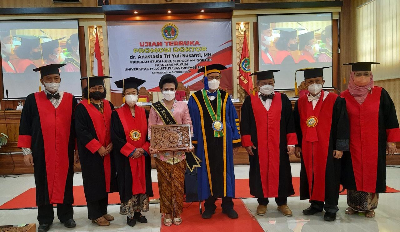 Teliti Regulasi Puskesmas, Soal Penyakit Menular, Anastasia Raih Doktor di Untag